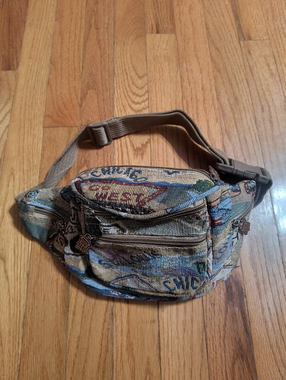 Pioneer Route 66 tapestry style fanny pack